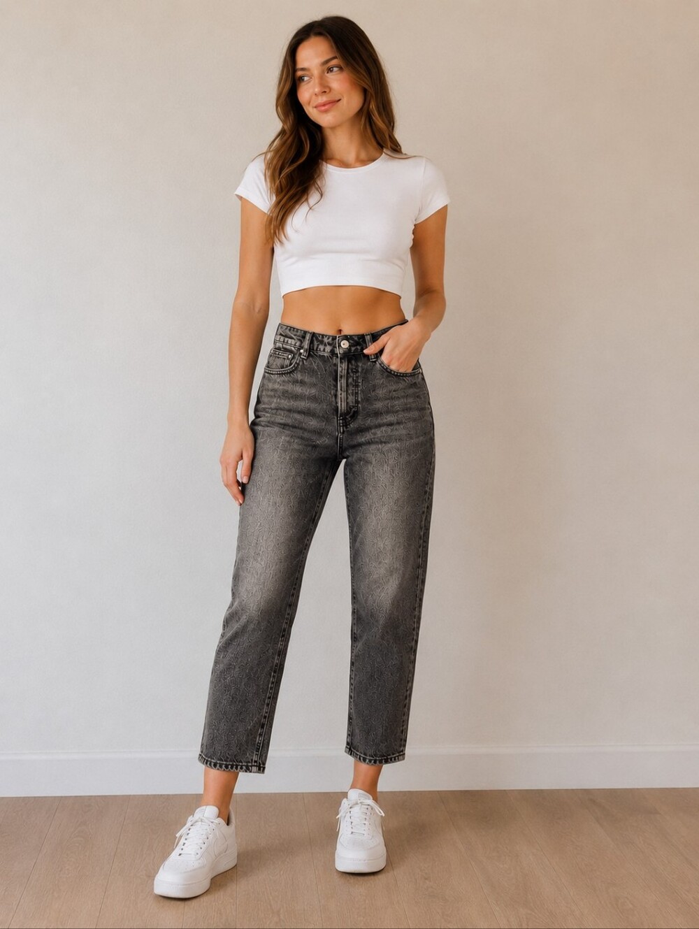 ❤️ MISS SIXTY HIGH RISE MOM CROP JEANS, 00 (24)